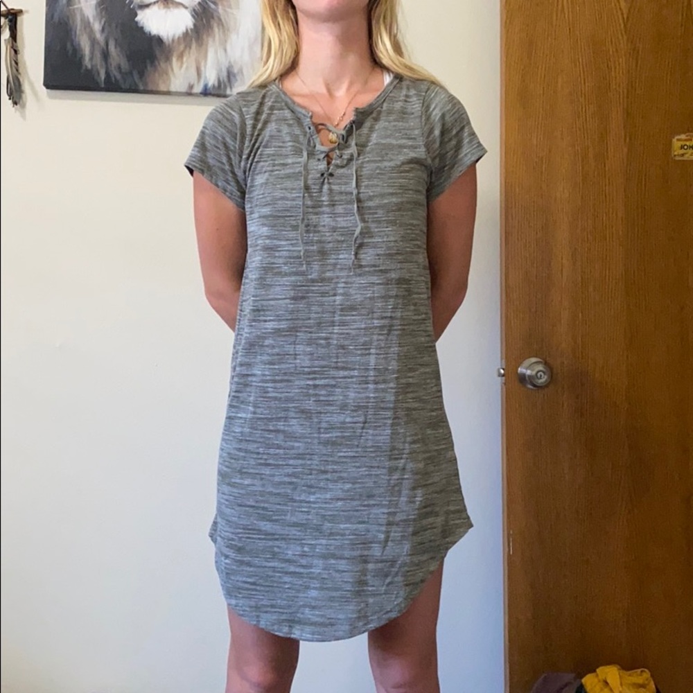 Soft adorable grey dress